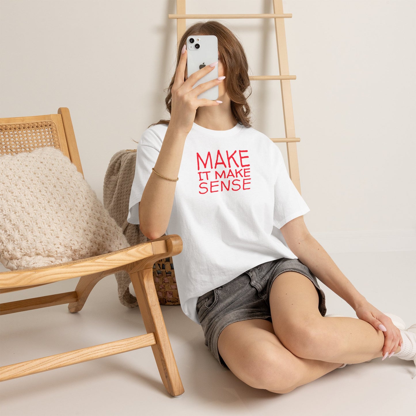 MAKE IT MAKE SENSE Unisex Heavy Cotton Tee