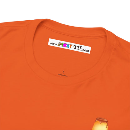 I LOVE IT WHEN A - FLAN COMES TOGETHER Unisex Heavy Cotton Tee