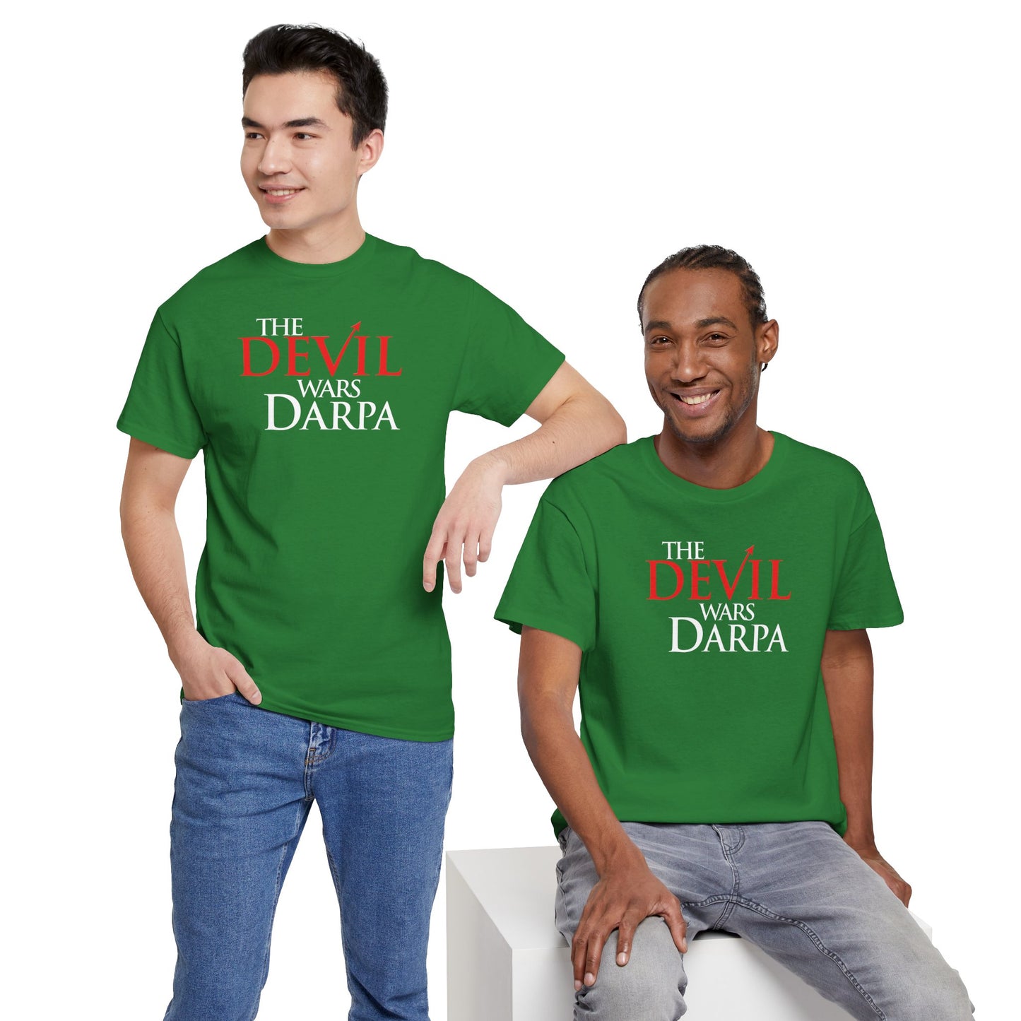 THE DEVIL WARS DARPA Unisex Heavy Cotton Tee