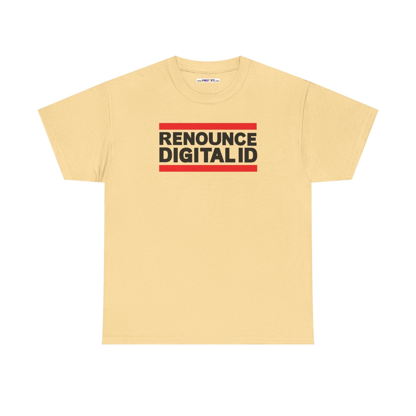 RENOUNCE DIGITAL ID Unisex Heavy Cotton Tee