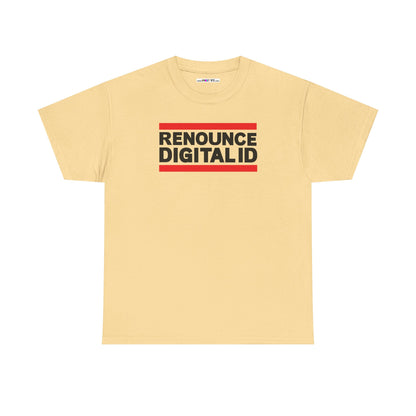 RENOUNCE DIGITAL ID Unisex Heavy Cotton Tee