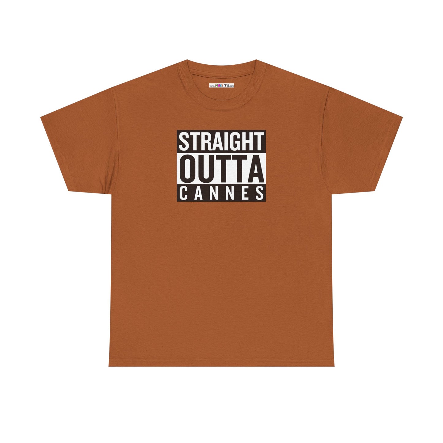 STRAIGHT OUTTA CANNES Unisex Heavy Cotton Tee