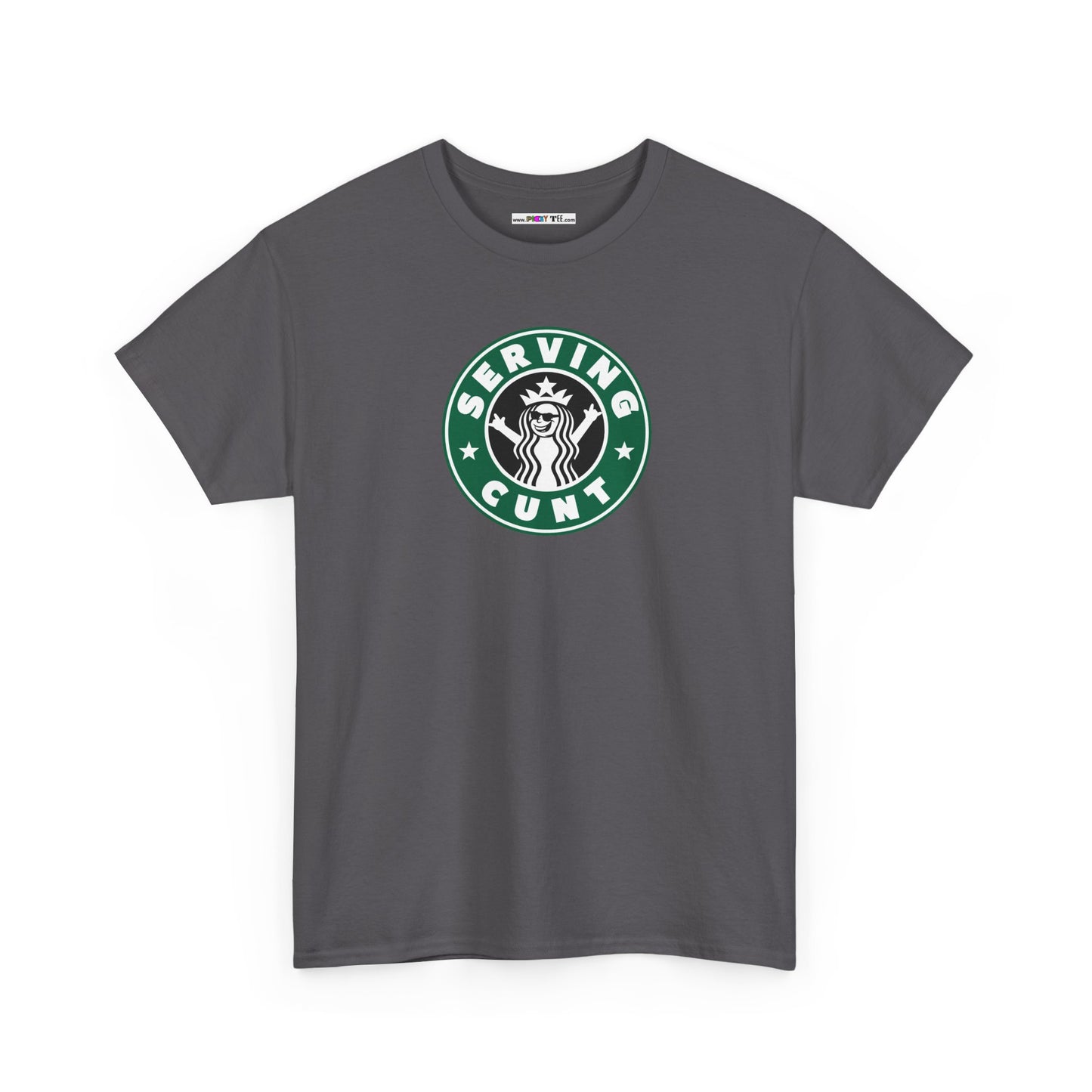 SERVINGCUNT Unisex Heavy Cotton Tee