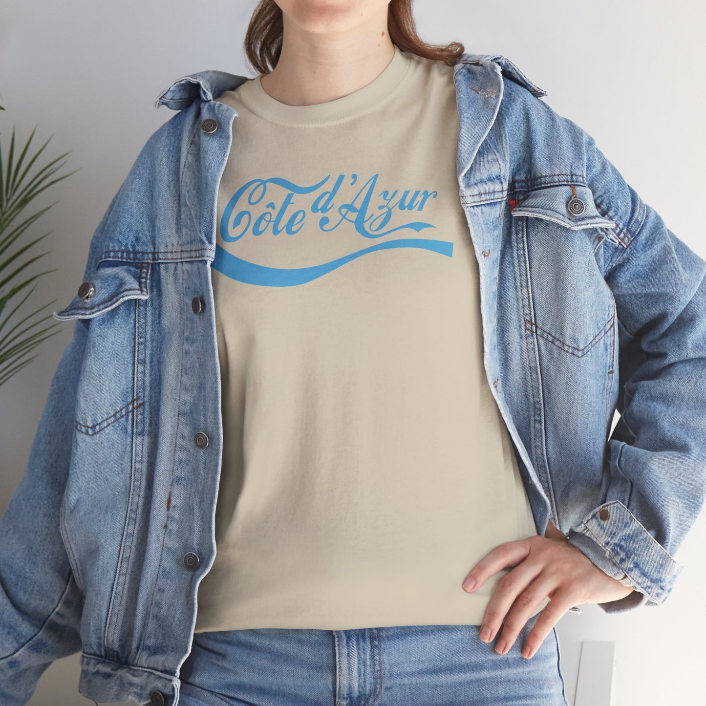 Côte d'Azur Unisex Heavy Cotton Tee