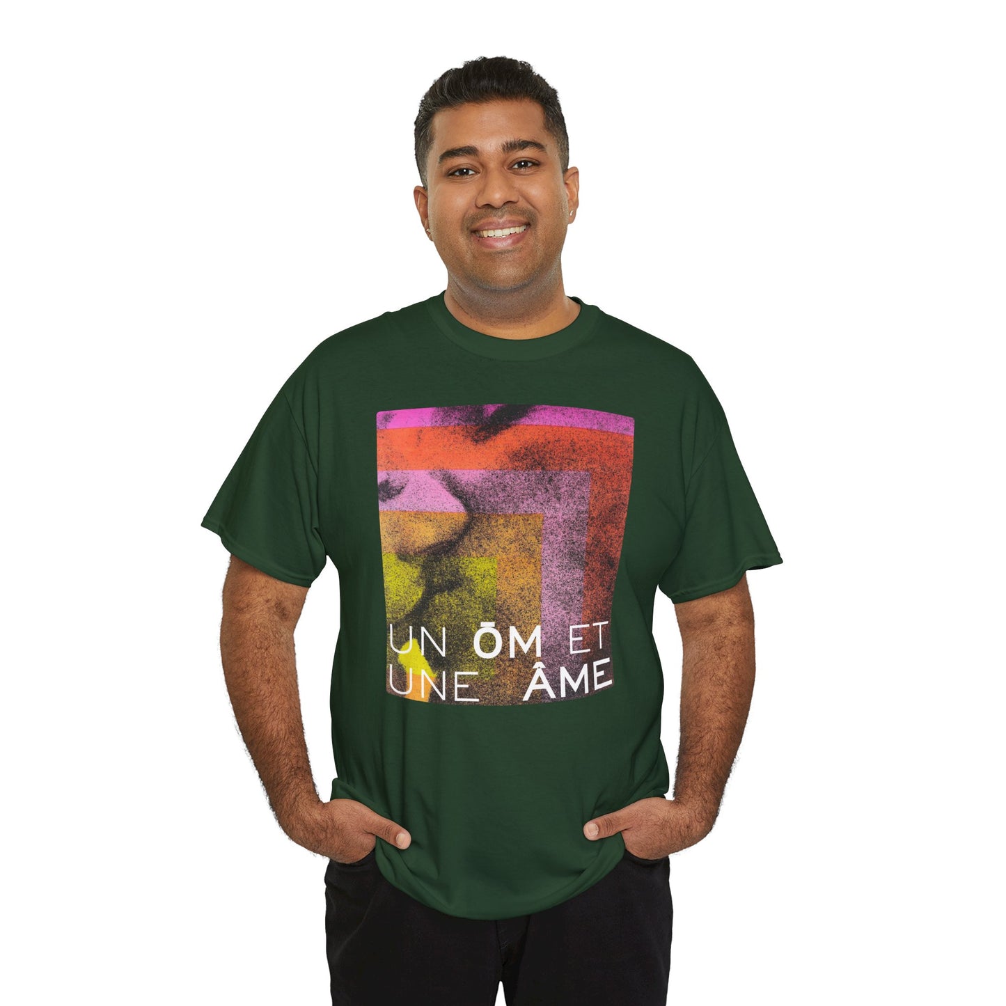 UN ŌM ET UNE ÂME Unisex Heavy Cotton Tee