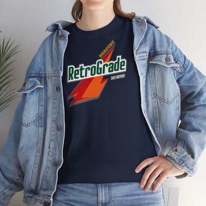 MERCURY RETROGRADE, SHIT HAPPENS Unisex Heavy Cotton Tee
