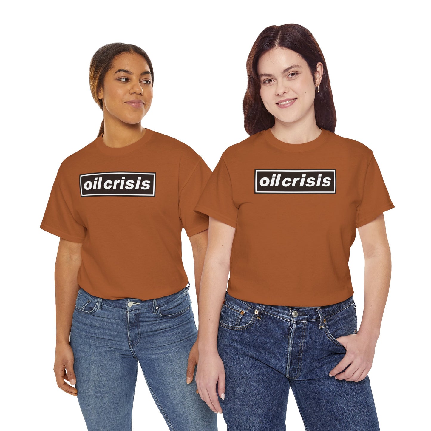oil crisis/Foil THE crisis Unisex Heavy Cotton Tee
