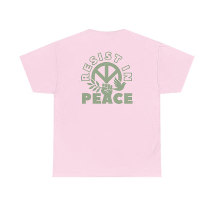 RESIST IN PEACE Unisex Heavy Cotton Tee
