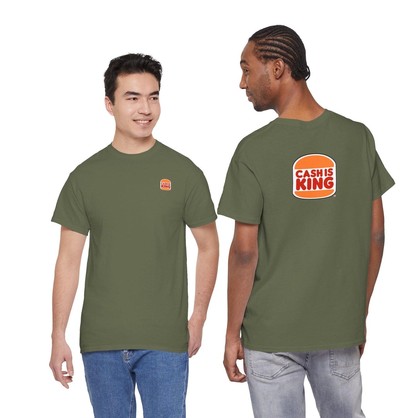 CASH IS KING Unisex Heavy Cotton Tee