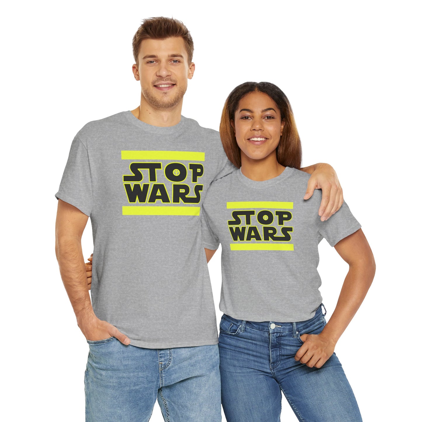 STOP WARS Unisex Heavy Cotton Tee