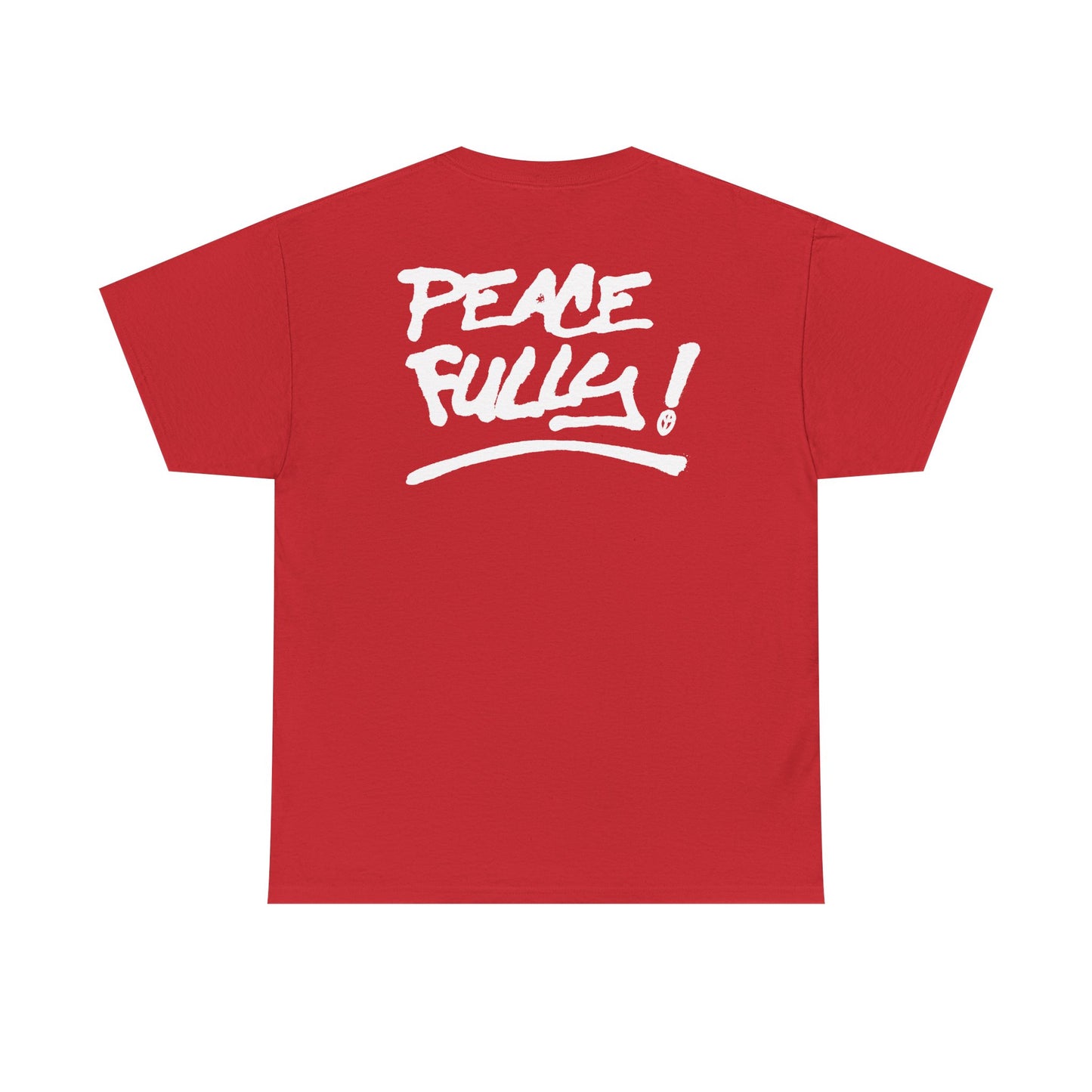 PEACEFULLY! Unisex Heavy Cotton Tee