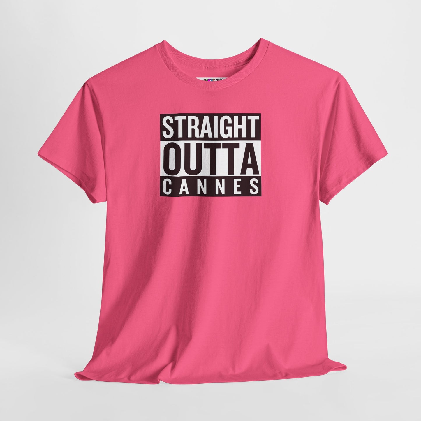 STRAIGHT OUTTA CANNES Unisex Heavy Cotton Tee