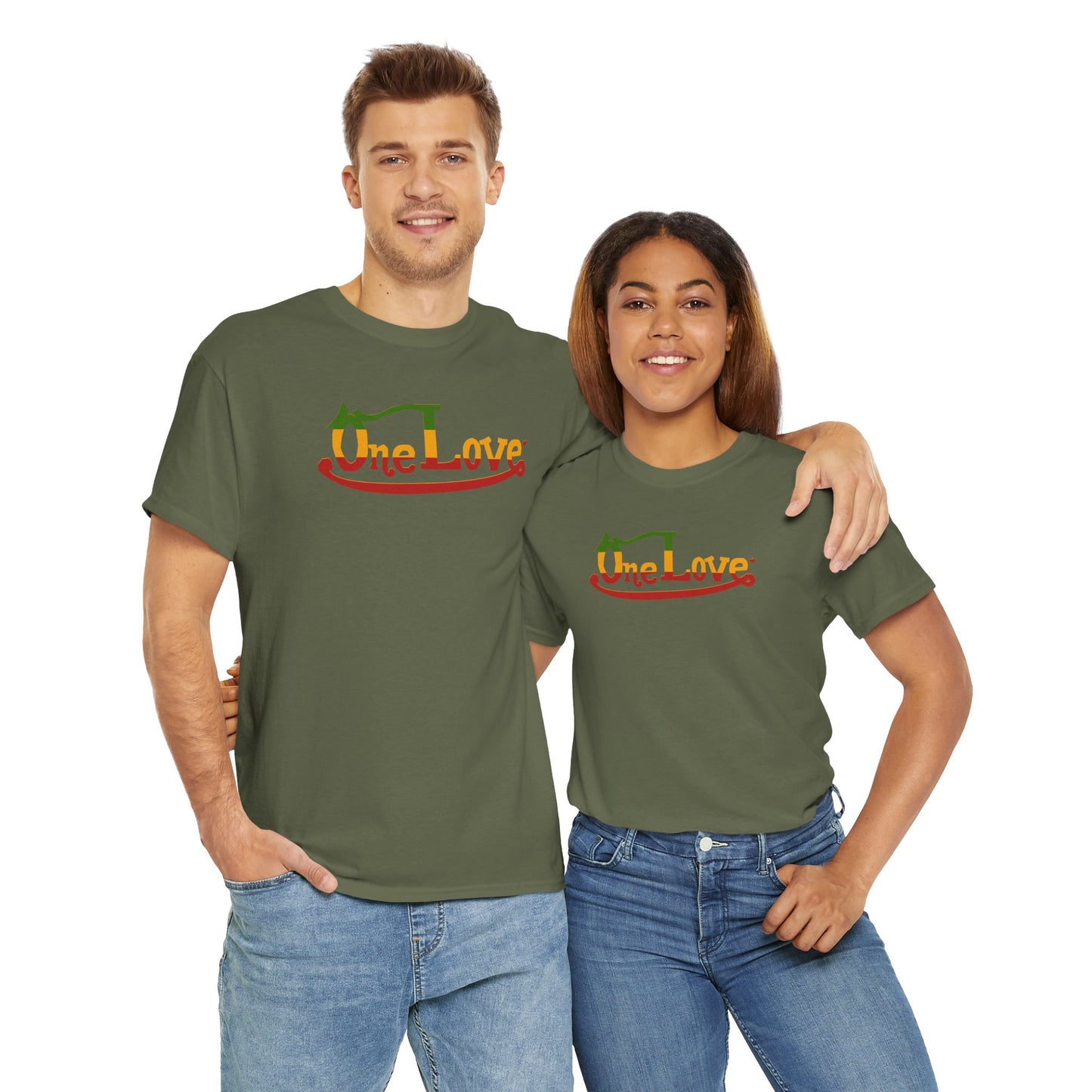 One Love Unisex Heavy Cotton Tee