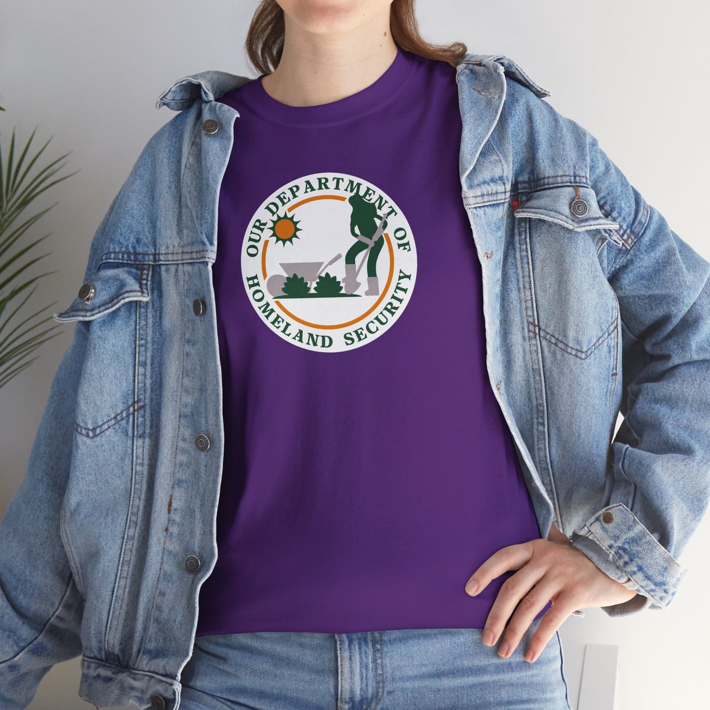 HOMELAND SECURITY (OUR DEPARTMENT OF) Unisex Heavy Cotton Tee