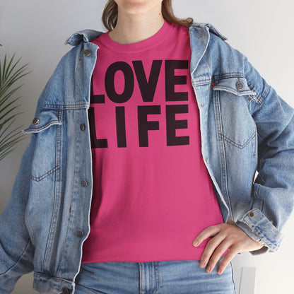 LOVE LIFE Unisex Heavy Cotton Tee