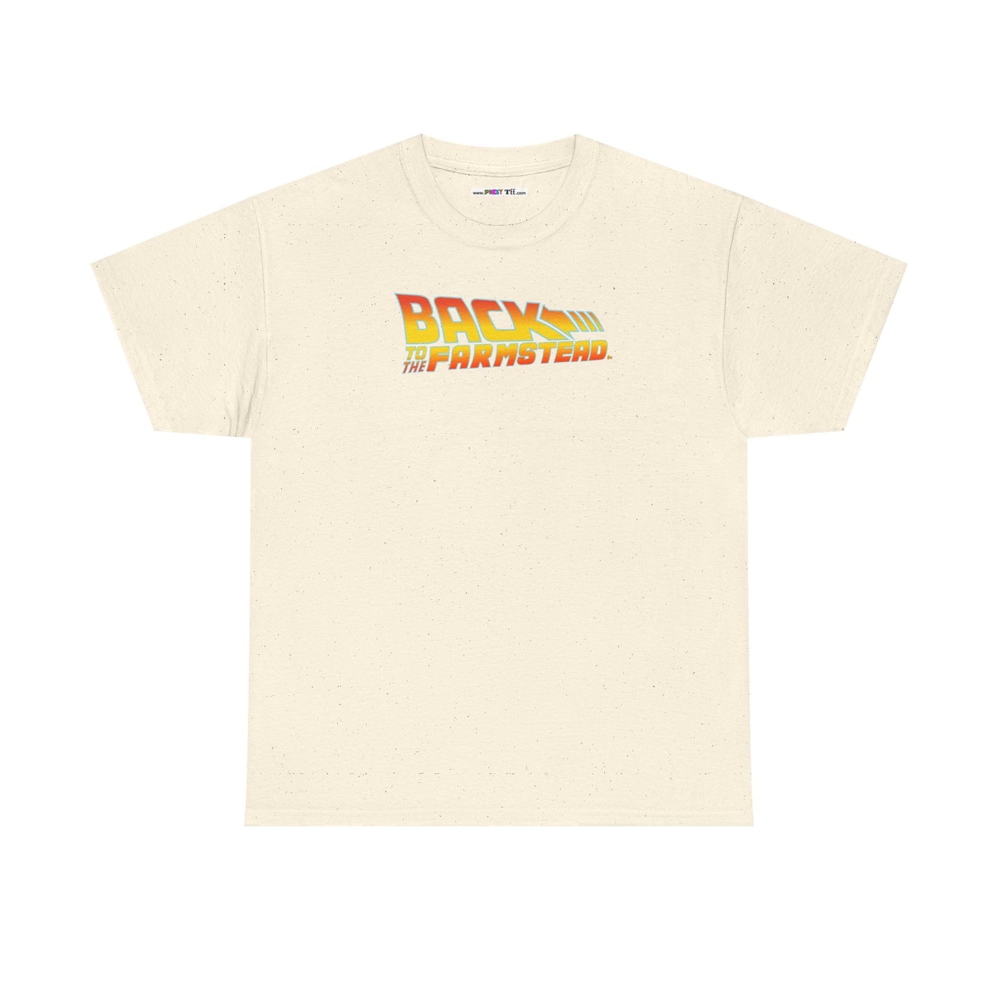 BACK TO THE FARMSTEAD Unisex Heavy Cotton Tee