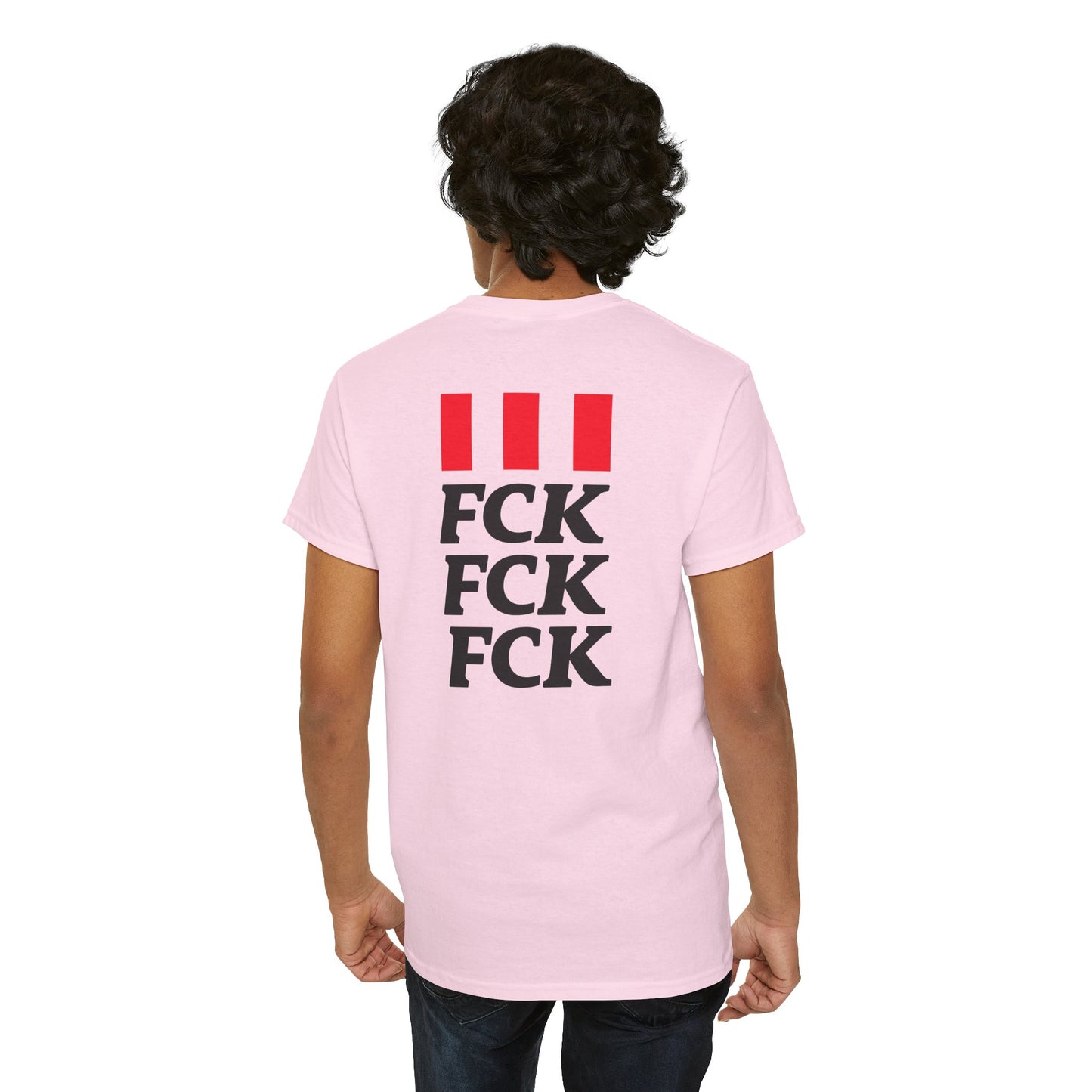 FCK FCK FCK Unisex Heavy Cotton Tee
