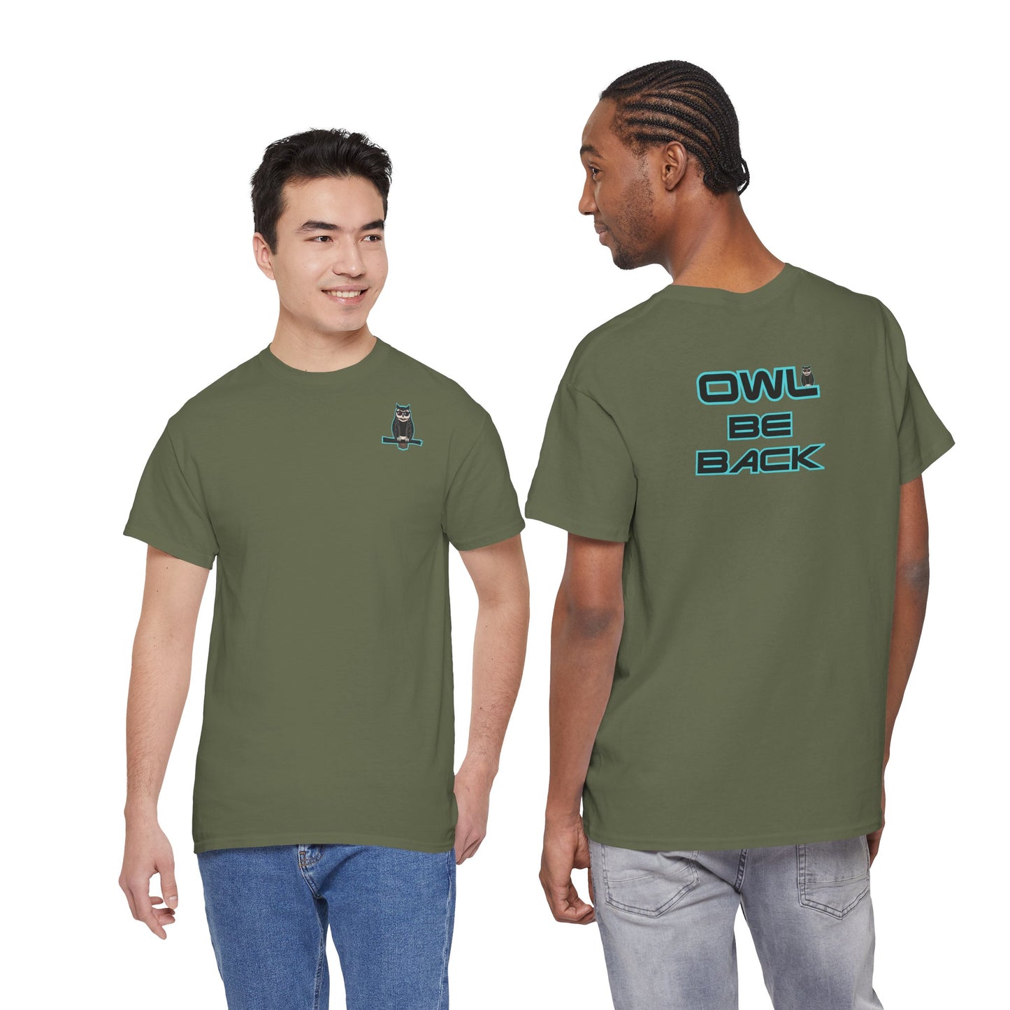 OWL BE BACK Unisex Heavy Cotton Tee