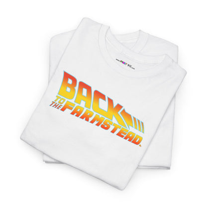 BACK TO THE FARMSTEAD Unisex Heavy Cotton Tee