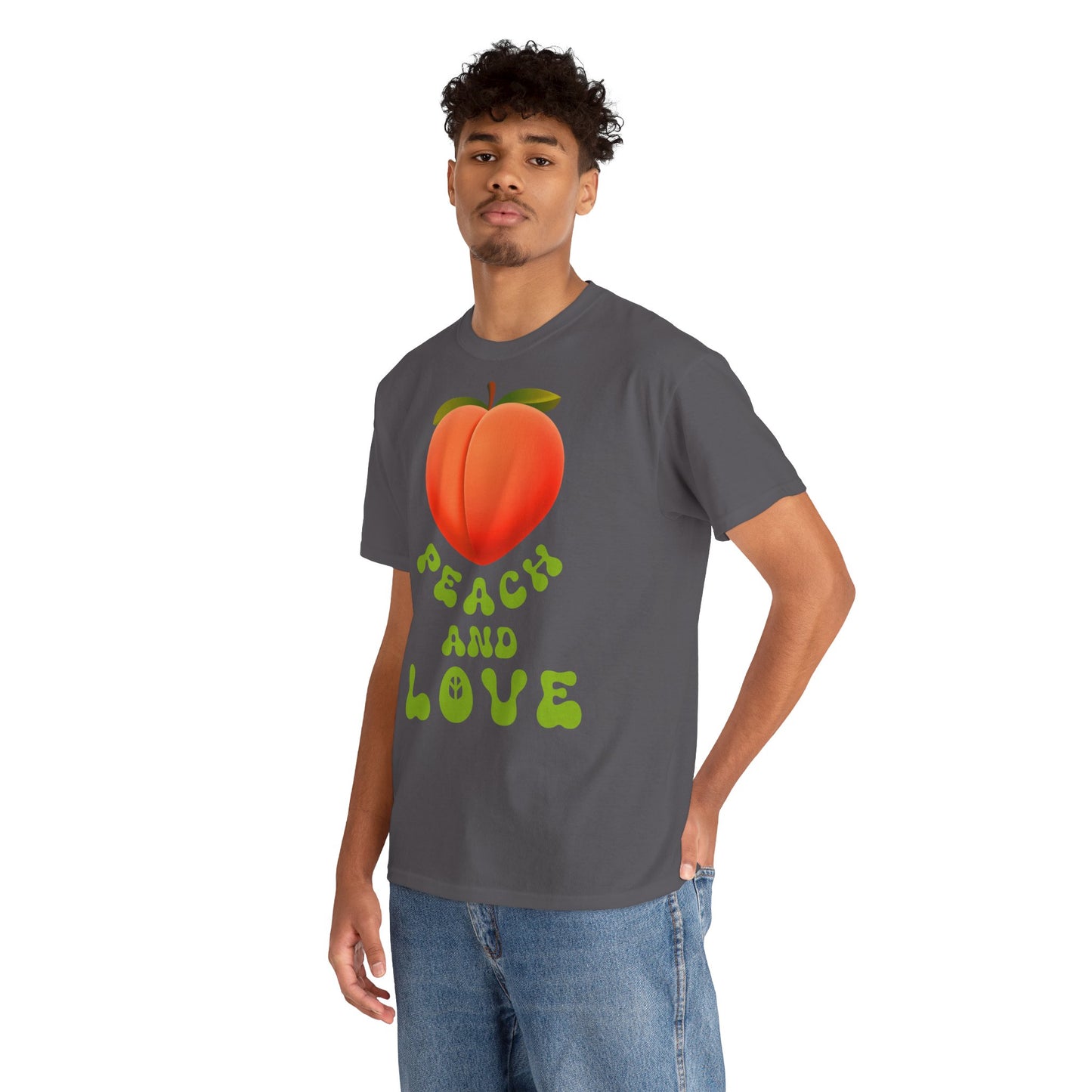 PEACH AND LOVE Unisex Heavy Cotton Tee