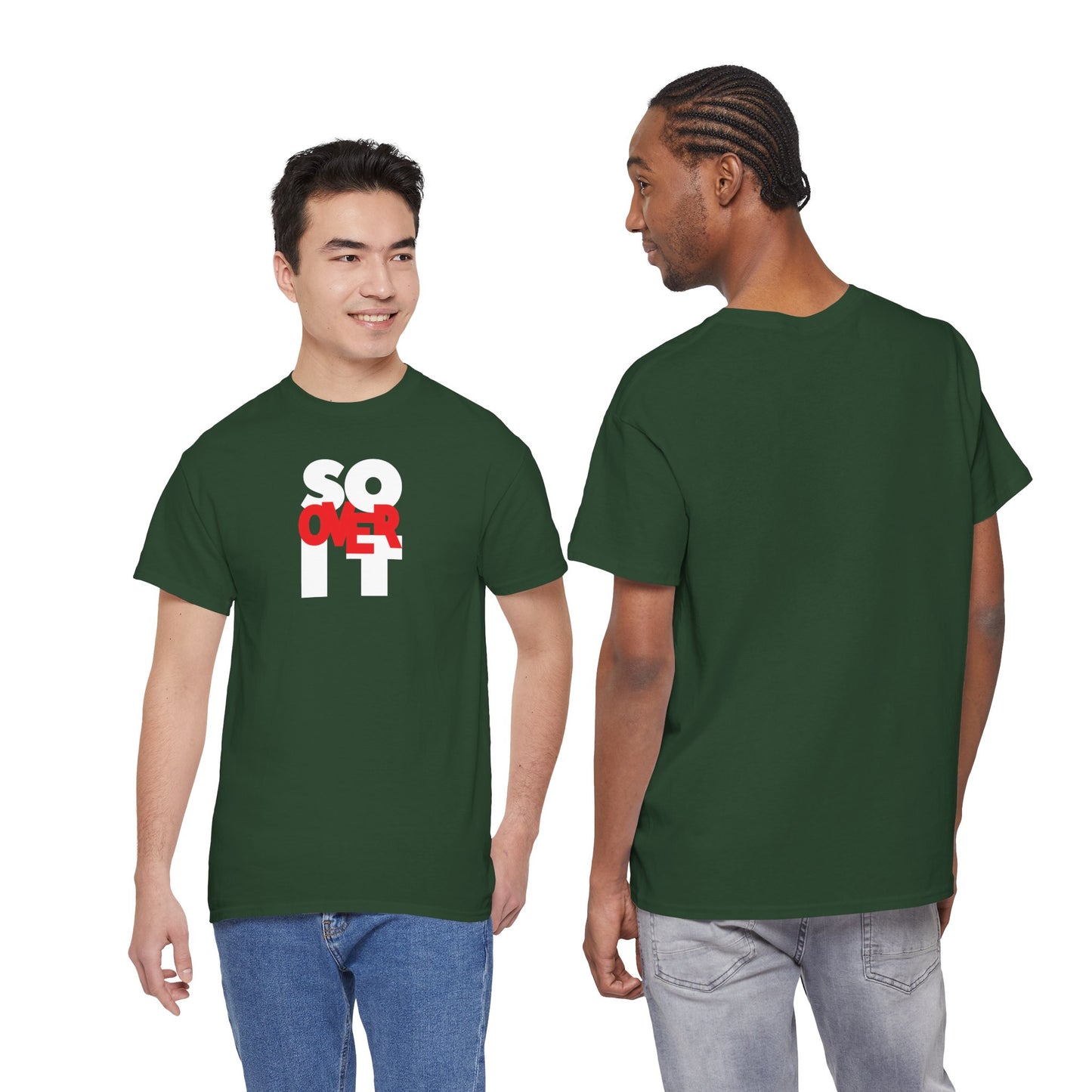 SO OVER IT Unisex Heavy Cotton Tee