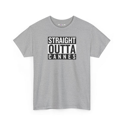 STRAIGHT OUTTA CANNES Unisex Heavy Cotton Tee