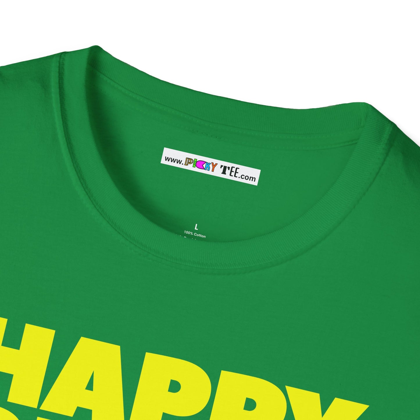HAPPY PLACE/PEACE Unisex Softstyle 100% Cotton T-Shirt