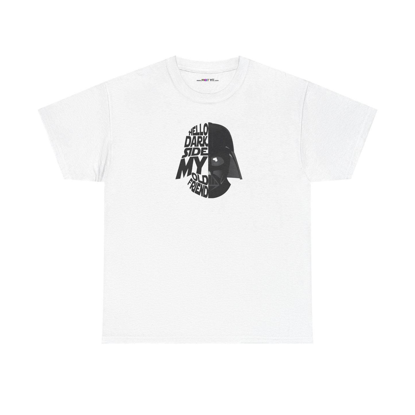 HELLO DARKSIDE MY OLD FRIEND Unisex Heavy Cotton Tee