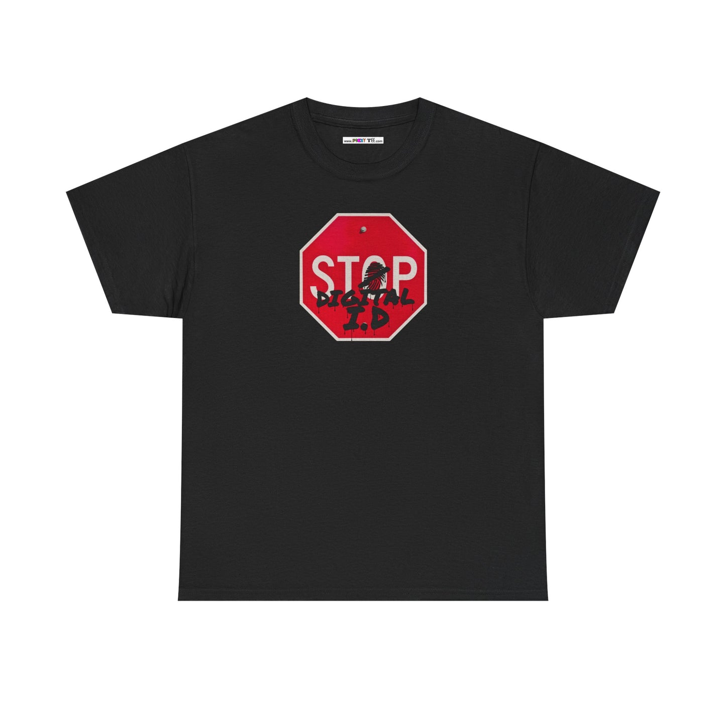 STOP digital i.d Unisex Heavy Cotton Tee