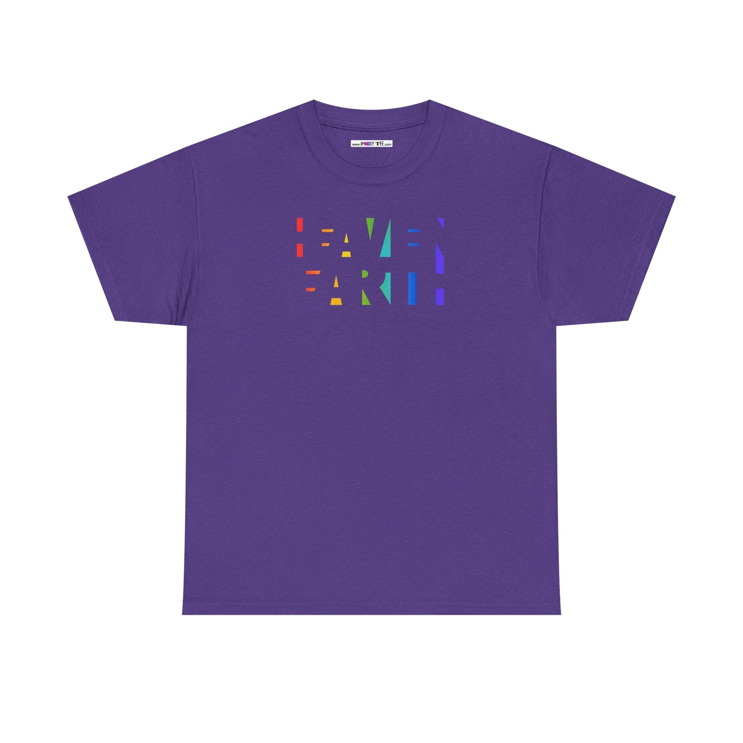 HEAVEN ON EARTH Unisex Heavy Cotton Tee — here now.