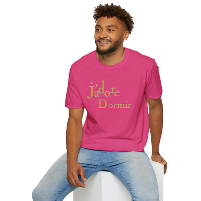 J'adore Dormir Unisex Softstyle 100% Cotton T-Shirt