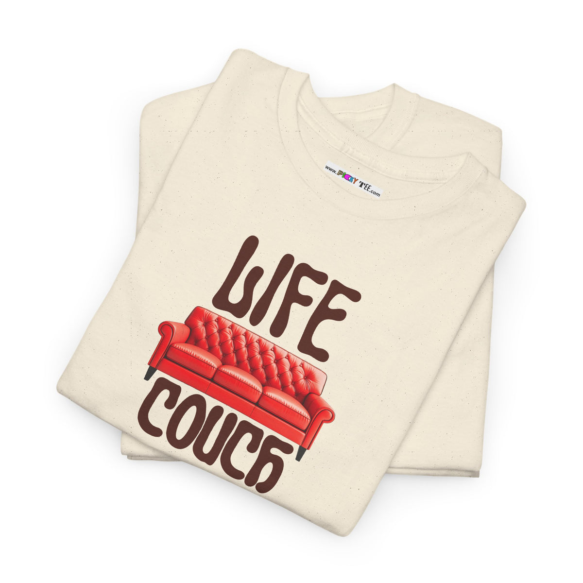 LIFE COUCH Unisex Heavy Cotton Tee