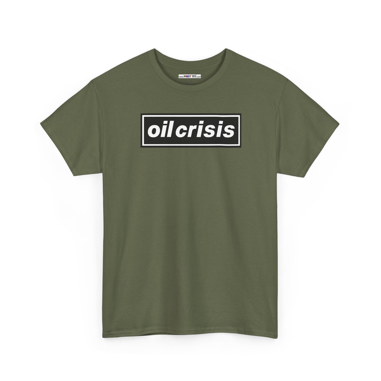 oil crisis/Foil THE crisis Unisex Heavy Cotton Tee