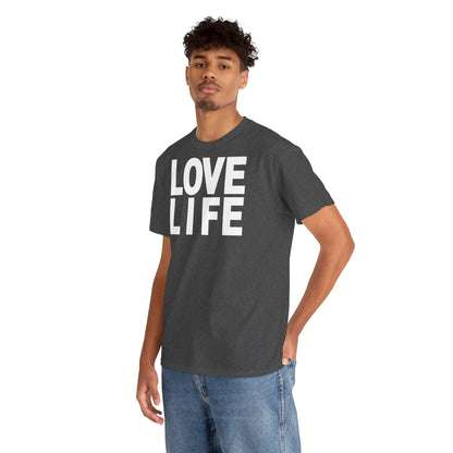 LOVE LIFE Unisex Heavy Cotton Tee