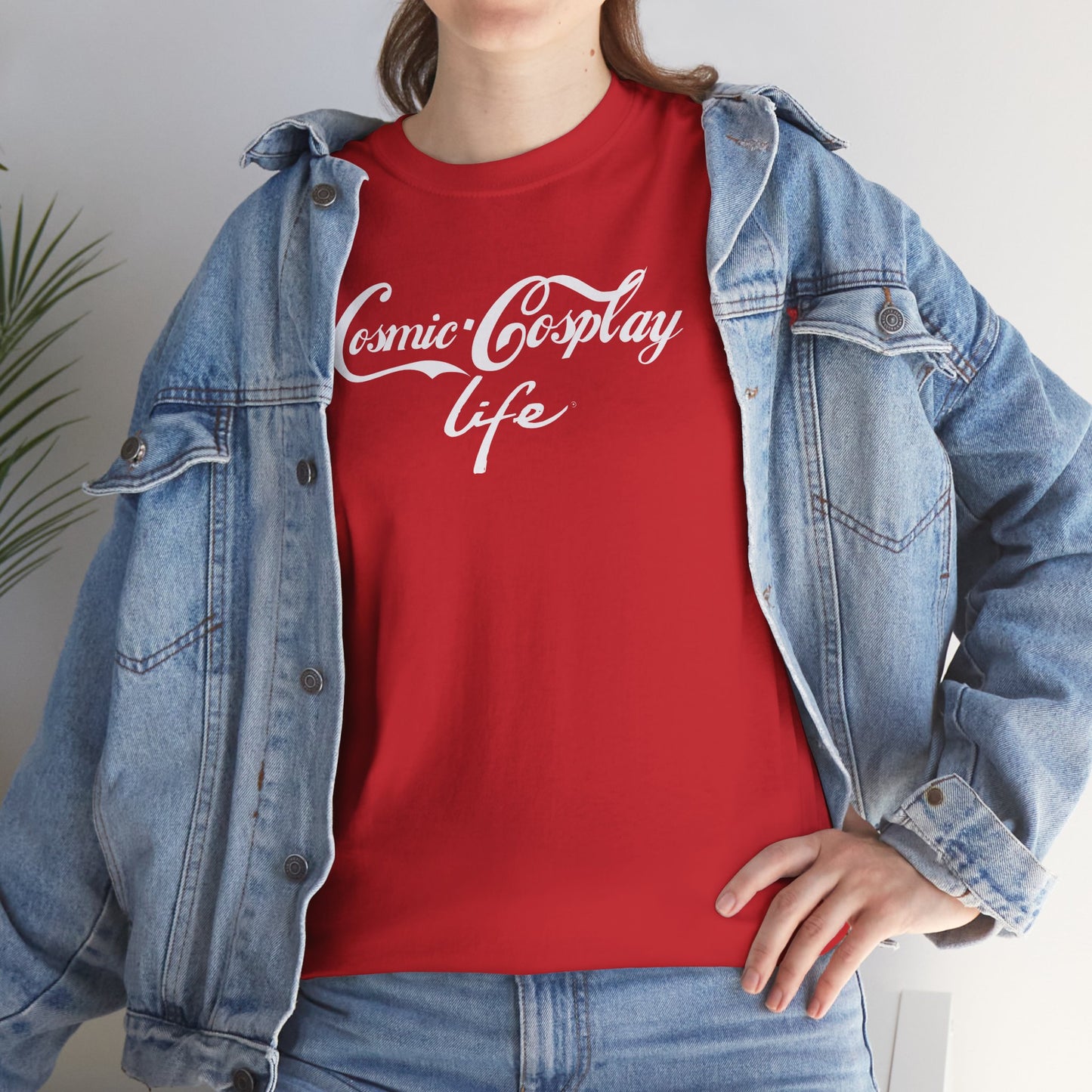 Cosmic Cosplay Life Unisex Heavy Cotton Tee