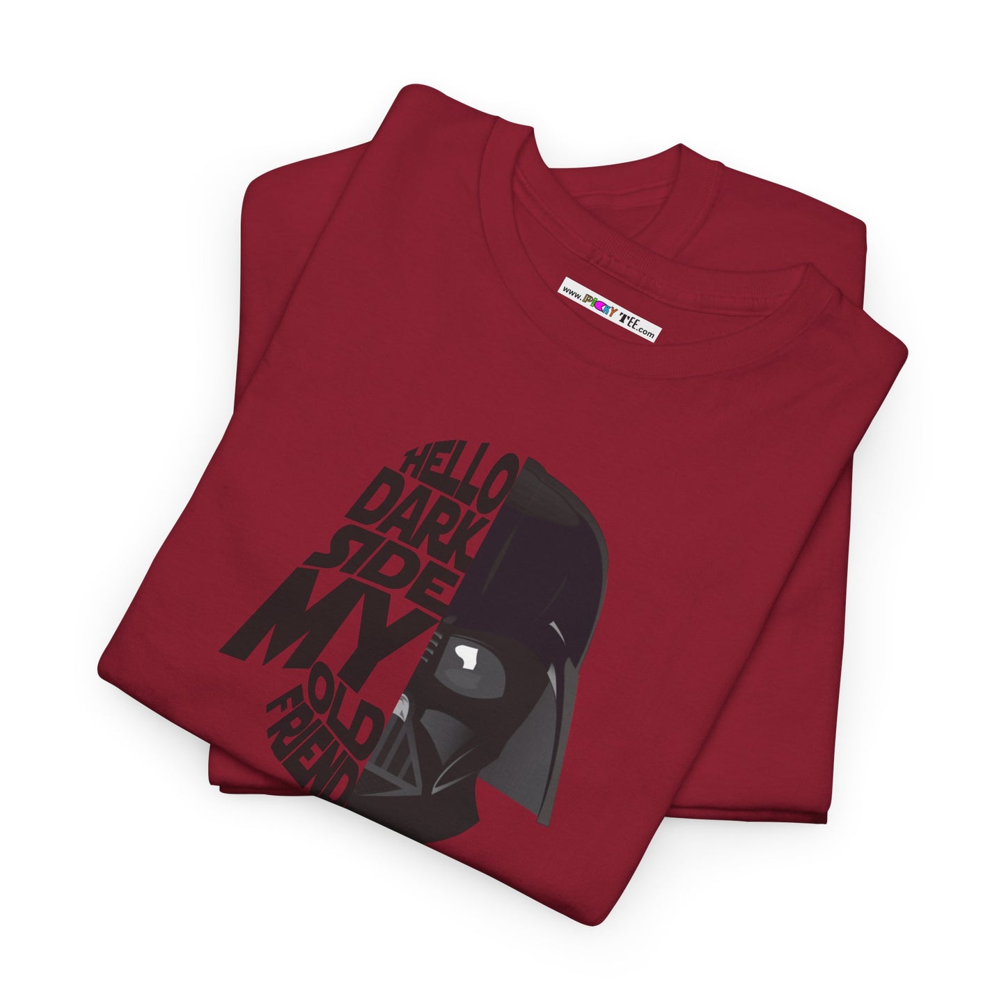 HELLO DARKSIDE MY OLD FRIEND Unisex Heavy Cotton Tee