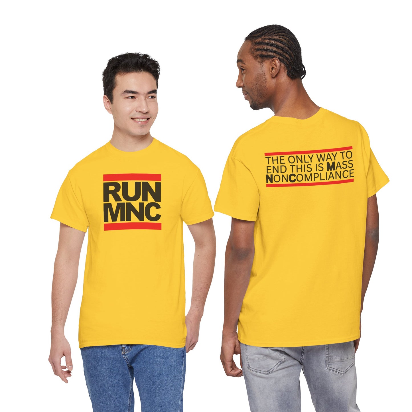 RUNMNC Unisex Heavy Cotton Tee