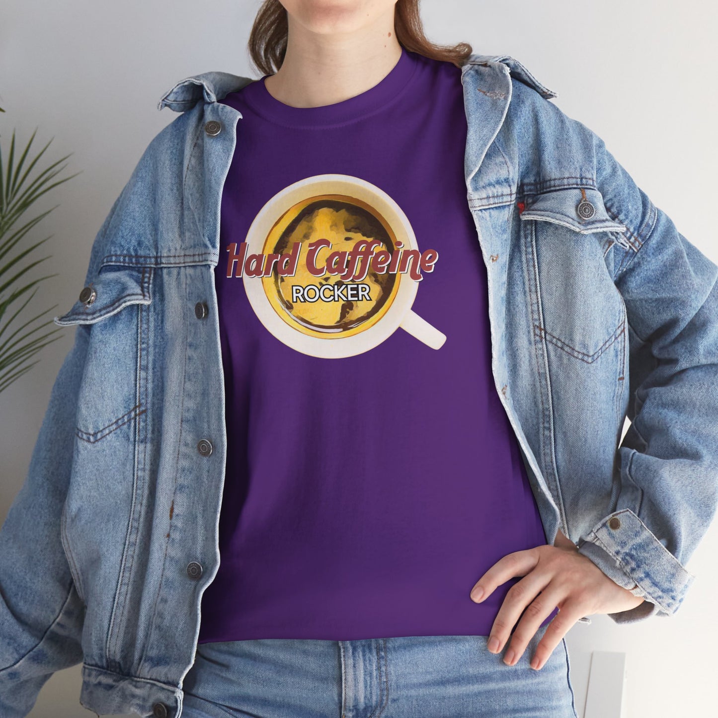 Hard Caffeine ROCKER Unisex Heavy Cotton Tee
