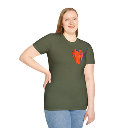 GROOVE is in THE HEART Unisex Softstyle 100% Cotton T-Shirt