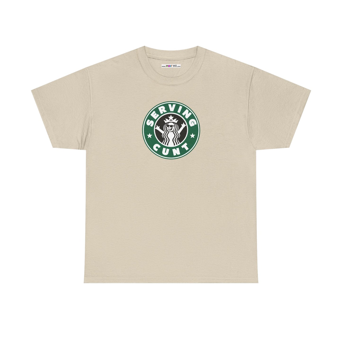 SERVINGCUNT Unisex Heavy Cotton Tee