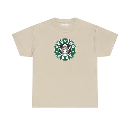 SERVINGCUNT Unisex Heavy Cotton Tee