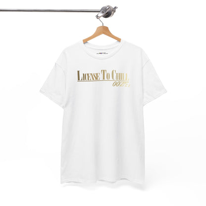 LICENSE TO CHILL 00Zzz Unisex Heavy Cotton Tee