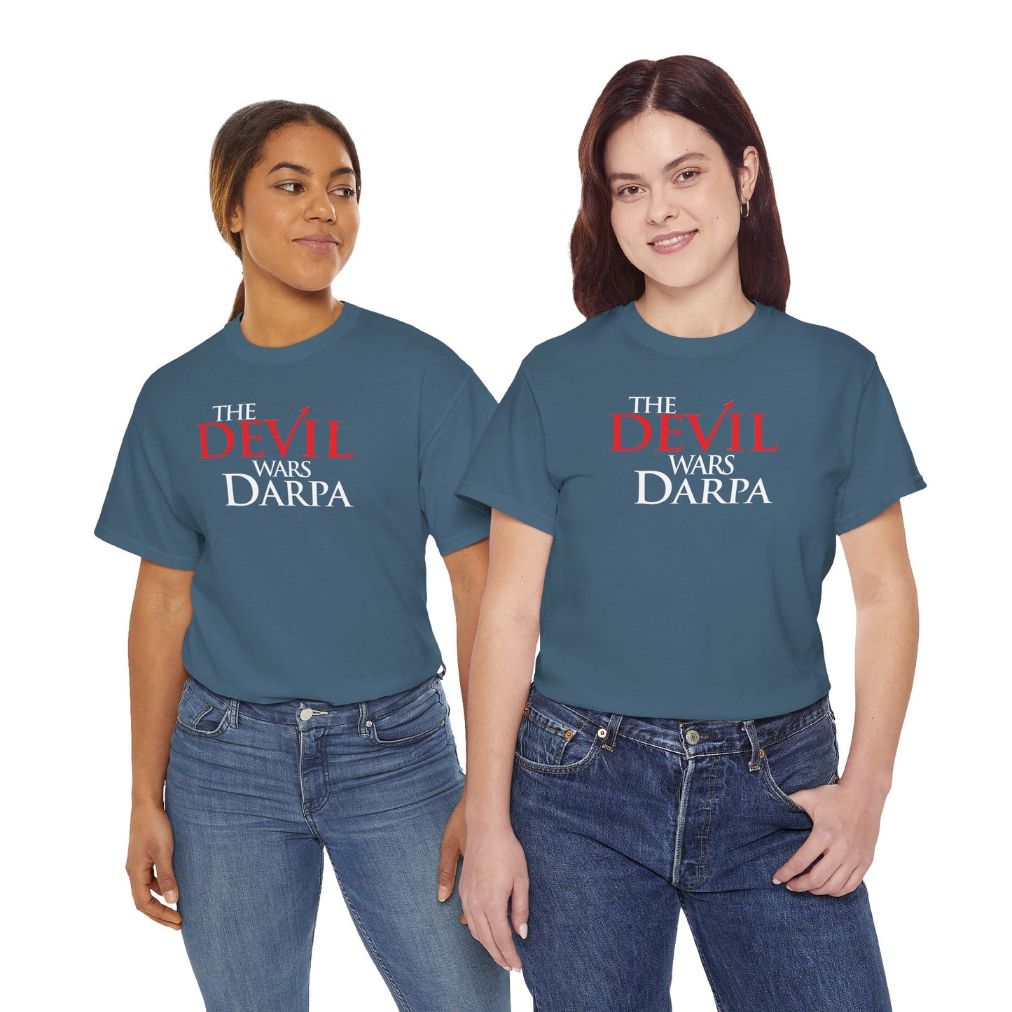THE DEVIL WARS DARPA Unisex Heavy Cotton Tee
