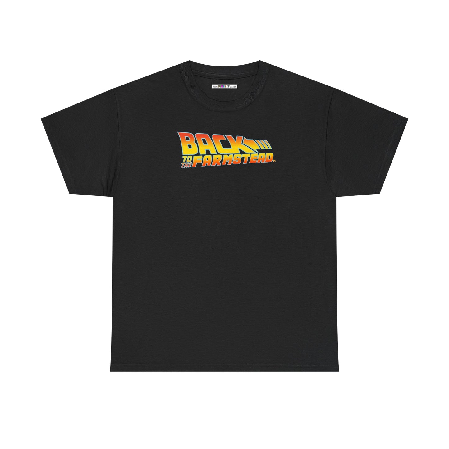 BACK TO THE FARMSTEAD Unisex Heavy Cotton Tee