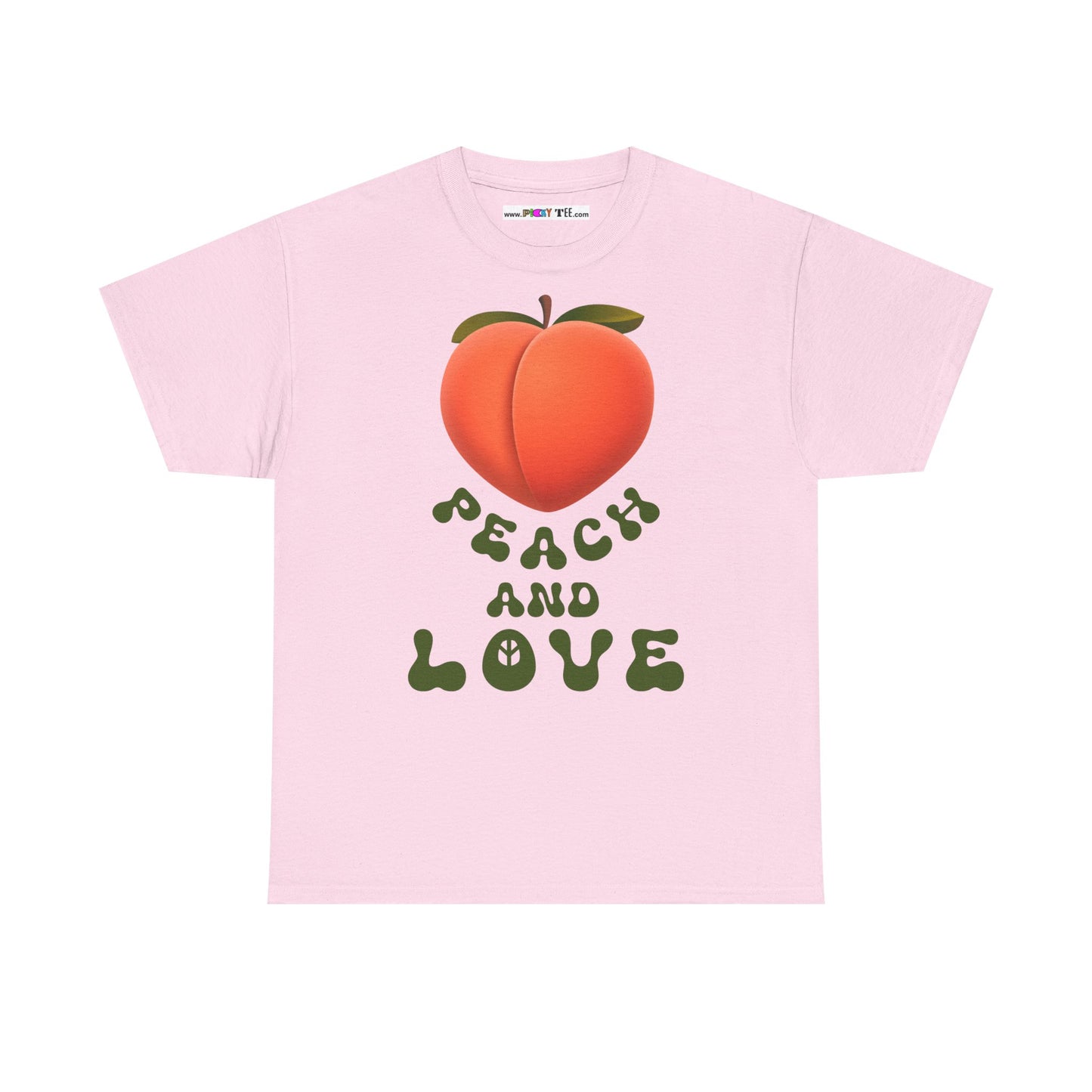 PEACH AND LOVE Unisex Heavy Cotton Tee