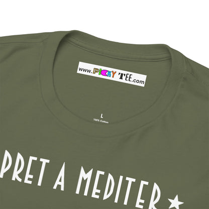 * PRET A MEDITER * Unisex Heavy Cotton Tee