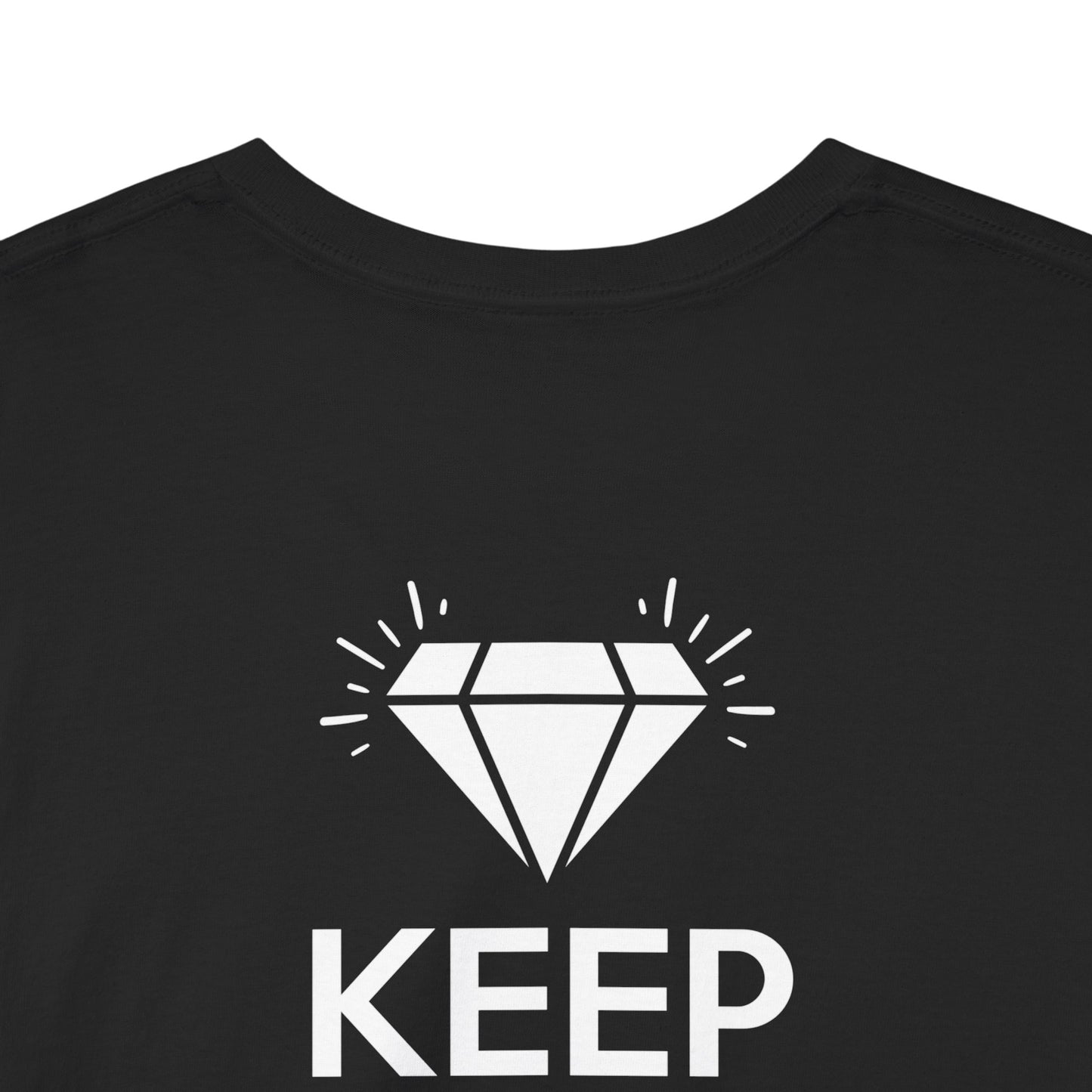 KEEP CRAZY AND SHINE ON Unisex Heavy Cotton Tee