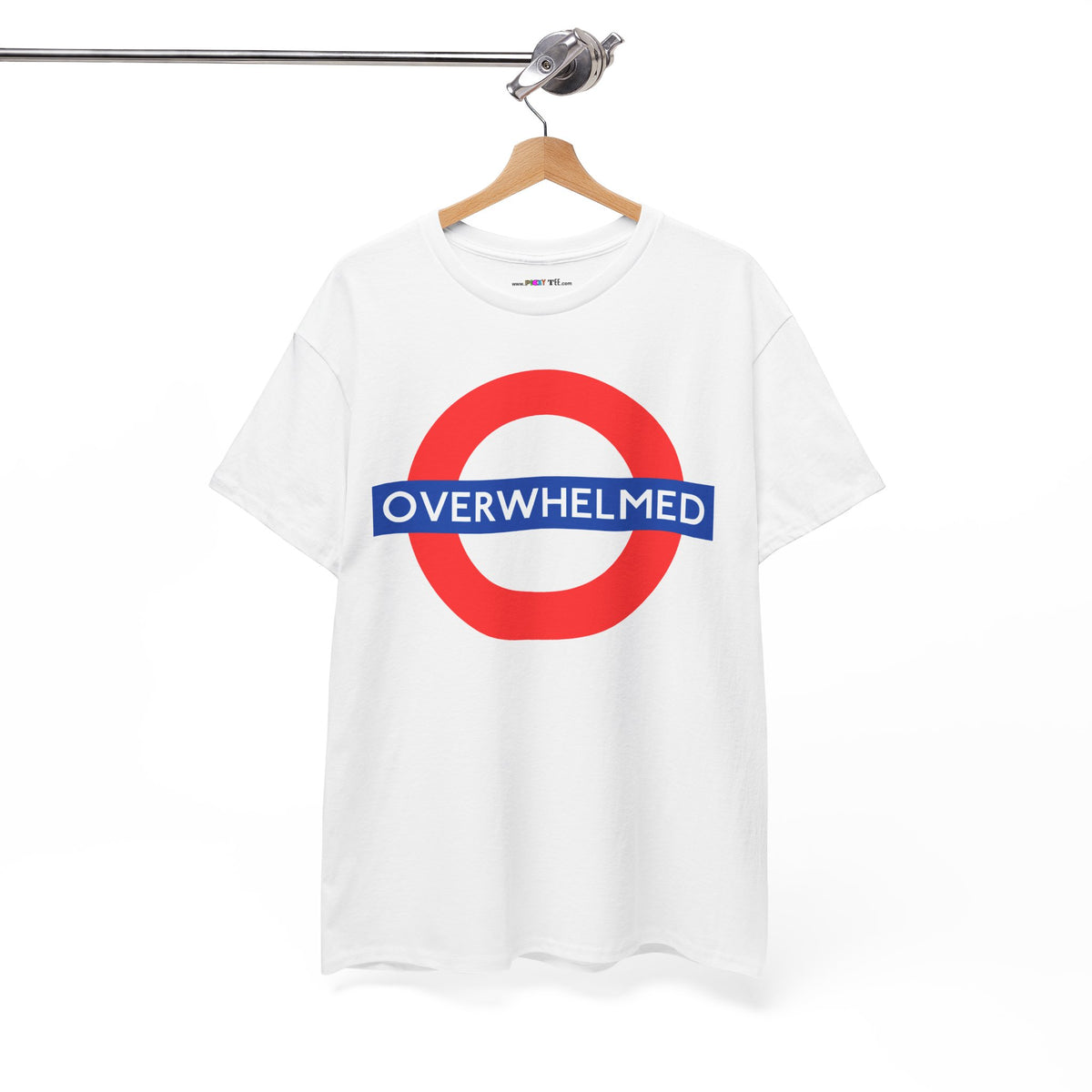 OVERWHELMED Unisex Heavy Cotton Tee