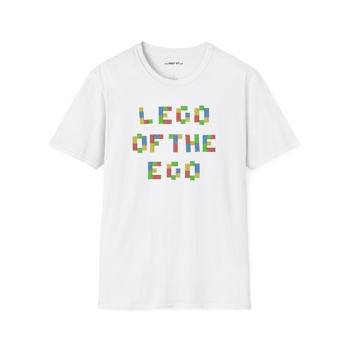 L3G0 OF THE EGO Unisex Softstyle 100% Cotton T-Shirt