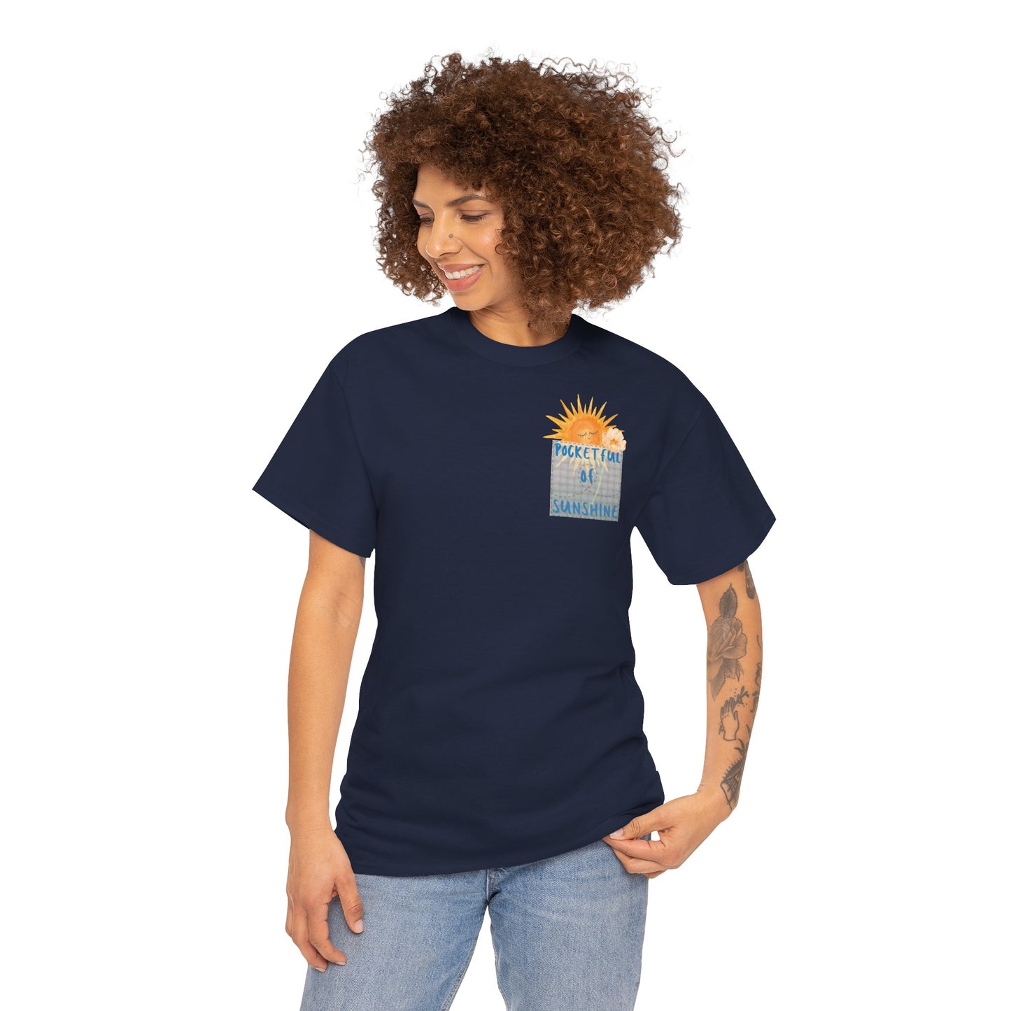 POCKETFUL OF SUNSHINE Unisex Heavy Cotton Tee